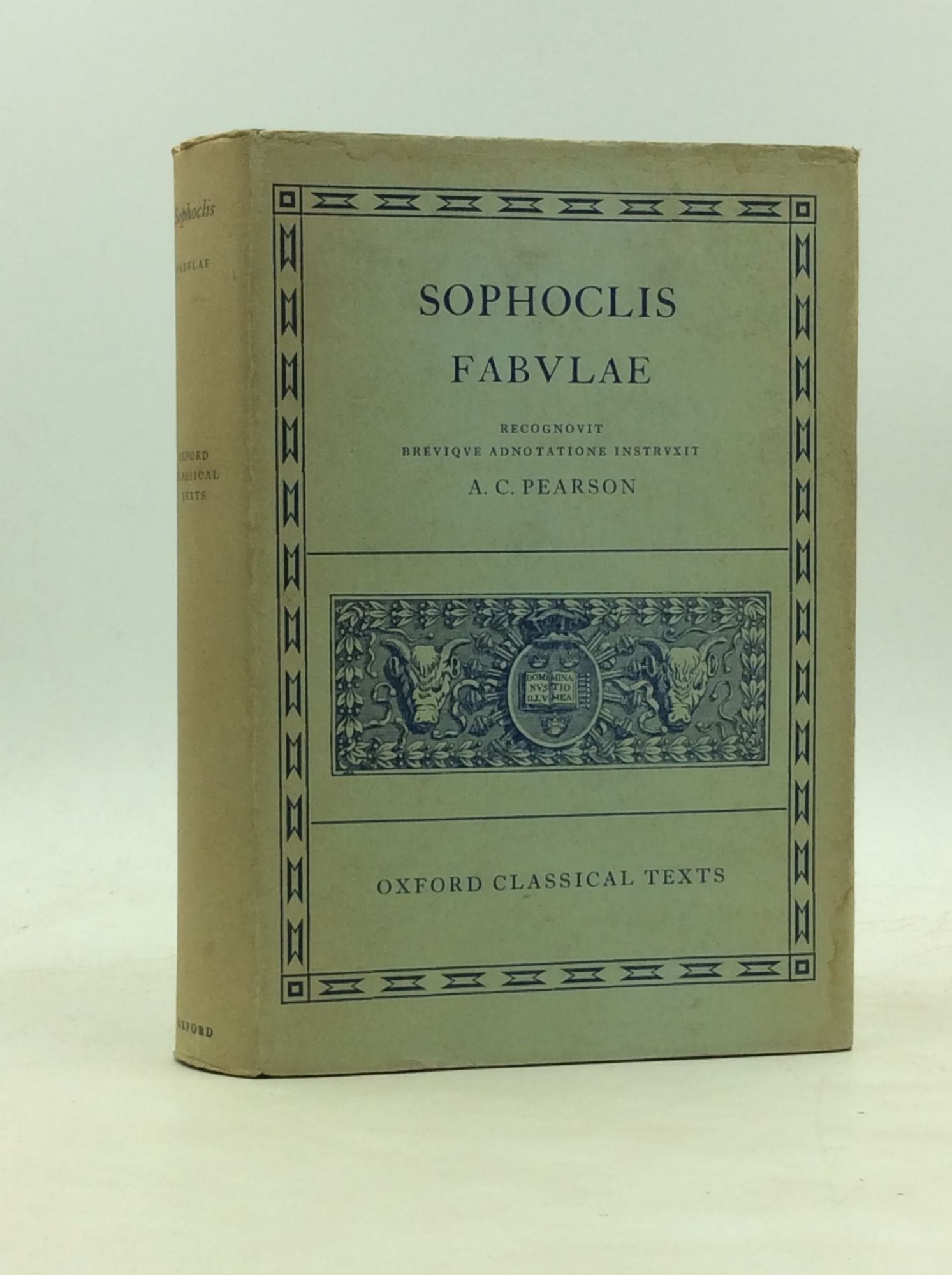 Sophocles; A.C. Pearson - Sophoclis: Fabulae