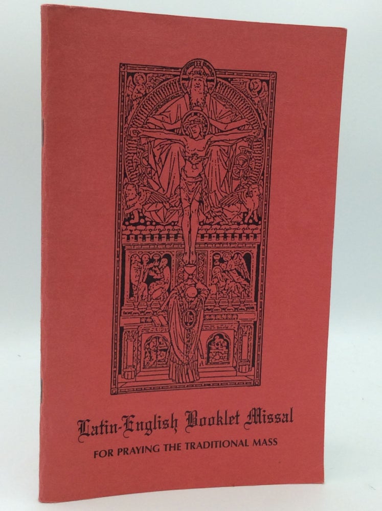 Item #173877 LATIN-ENGLISH BOOKLET MISSAL for Praying the Traditional Mass