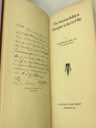 THE SLAVEHOLDING INDIANS: As Slaveholder and Secessionist / As Participants in the Civil War / Under Reconstruction (3 volumes)