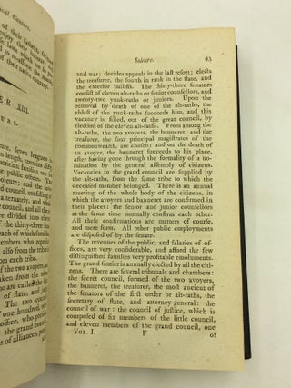 A DEFENCE OF THE CONSTITUTIONS OF GOVERNMENT OF THE UNITED STATES OF AMERICA, against the Attack of M. Turgot in His Letter to Dr. Price, Dated the Twenty-second Day of March, 1778. (3 volumes)