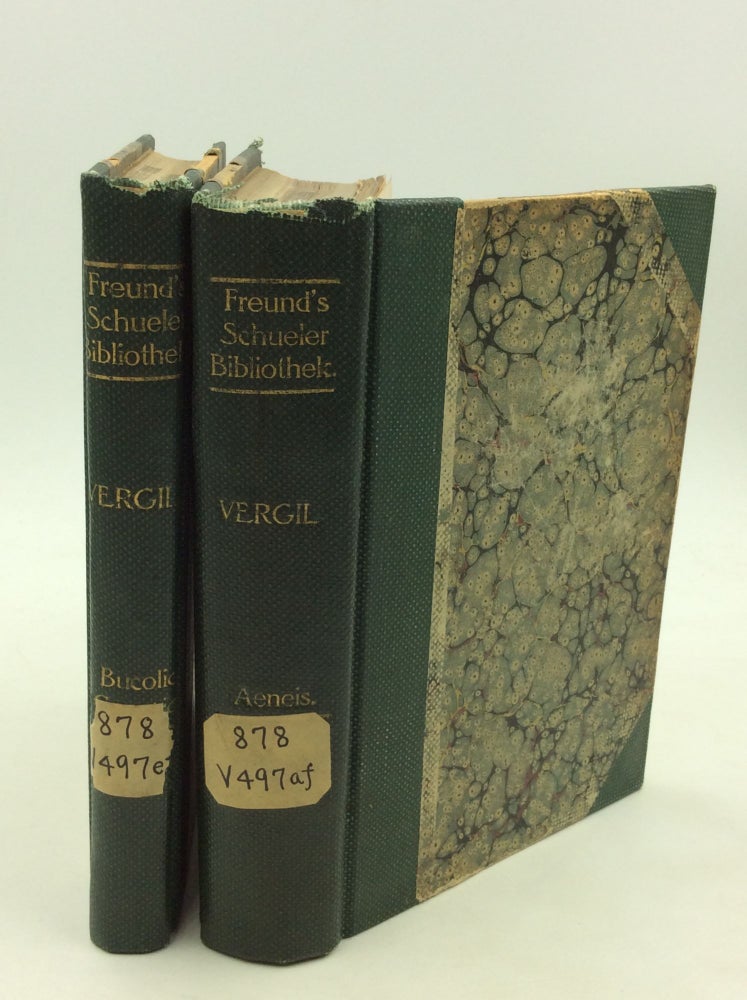 Item #174452 PRAPARATION ZU VERGIL'S AENEIS and PRAPARATION ZU VERGIL'S BUCOLICA (2 volumes). Freund's Schueler Bibliothek.
