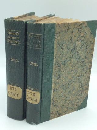 Item #174457 PRAPARATION ZU OVID'S METAMORPHOSEN and PRAPARATION ZU OVID'S WERKEN (2 volumes)....