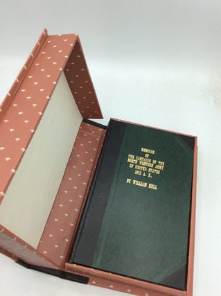 MEMOIRS OF THE CAMPAIGN OF THE NORTH WESTERN ARMY of the United States, A.D. 1812. In a Series of Letters Addressed to the Citizens of the United States. With an Appendix, Containing a Brief Sketch of the Revolutionary Services of the Author.