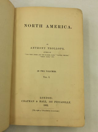 NORTH AMERICA, Volumes I-II