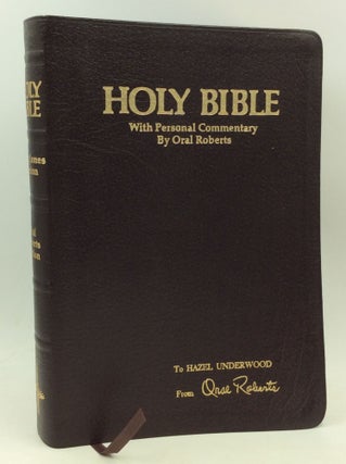 Item #175123 HOLY BIBLE with Personal Commentary by Oral Roberts on the Scriptures which Have...