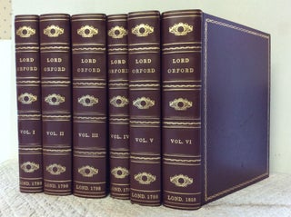 Item #175323 THE WORKS OF HORATIO WALPOLE, Earl of Orford, Volumes I-VI. Horace Walpole