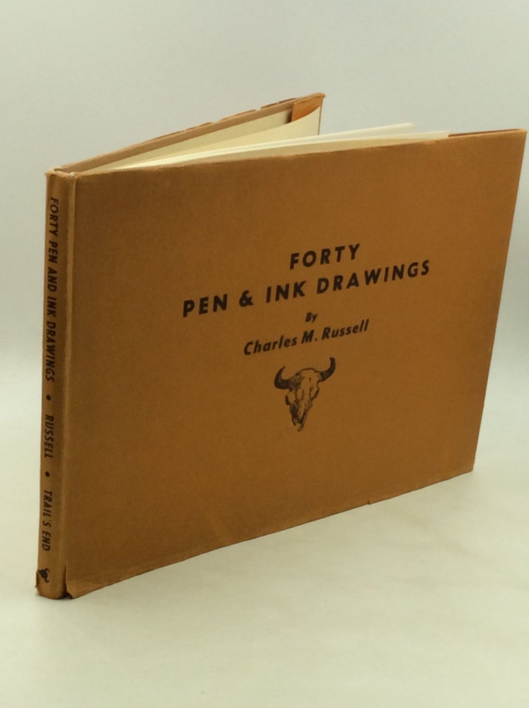 Item #175431 FORTY PEN AND INK DRAWINGS. Charles M. Russell.