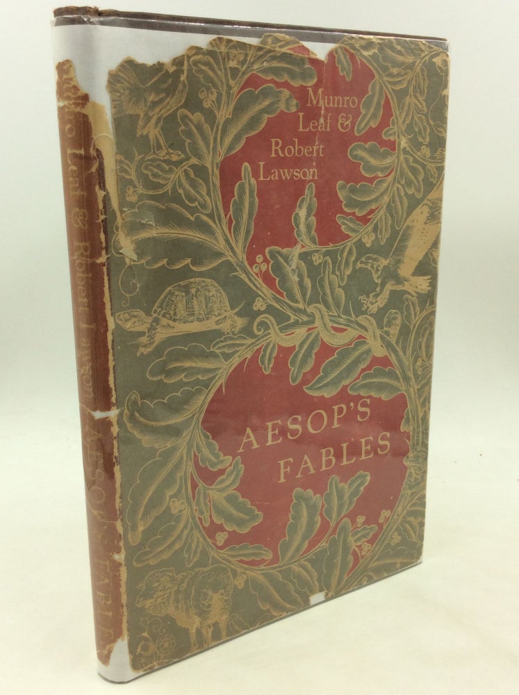 Item #175917 AESOP'S FABLES: A New Version Written by Munro Leaf with Illustrations by Robert Lawson. Munro Leaf.