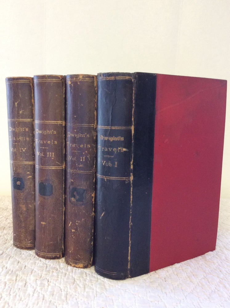 Item #175992 TRAVELS; IN NEW-ENGLAND AND NEW-YORK, Volumes I-IV. Timothy Dwight.