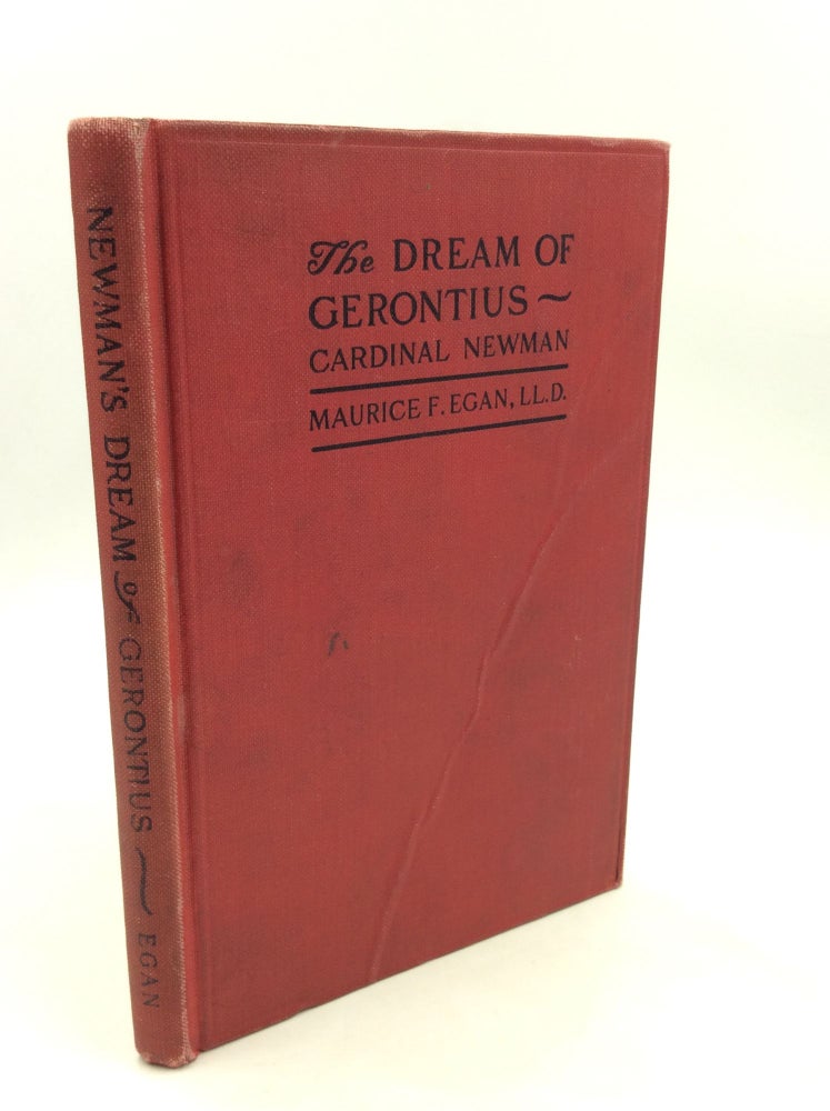 Item #176514 THE DREAM OF GERONTIUS. Cardinal Newman.