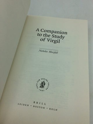 A COMPANION TO THE STUDY OF VIRGIL
