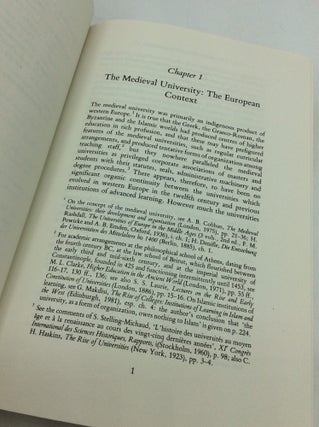 THE MEDIEVAL ENGLISH UNIVERSITIES: Oxford and Cambridge to c. 1500