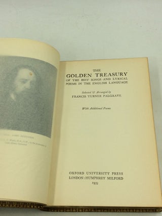 THE GOLDEN TREASURY of the Best Songs and Lyrical Poems in the English Language