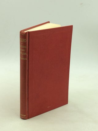 Item #176917 THE ORATIONS OF CICERO AGAINST CATILINA. edited after Karl Helm A S. Wilkins