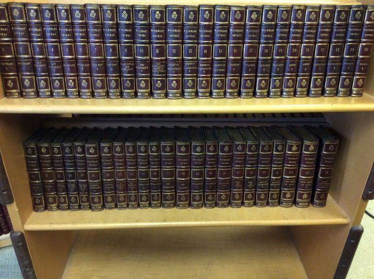 Item #177009 WAVERLEY NOVELS in 48 Volumes. Sir Walter Scott.