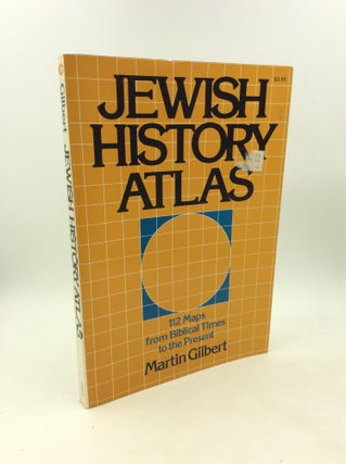 Item #179646 JEWISH HISTORY ATLAS. Martin Gilbert
