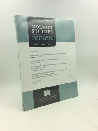 Item #179658 MORMON STUDIES REVIEW, Volume 23, Number 1