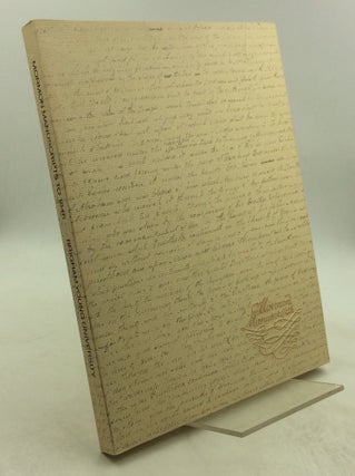 Item #179666 MORMON MANUSCRIPTS TO 1846: A Guide to the Holdings of the Harold B. Lee Library....