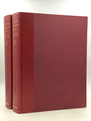 Item #180065 THE OXFORD COMPANION TO THE BOOK, Volumes 1-2. Michael F. Suarez, eds H R. Woudhuysen