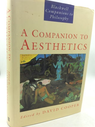 Item #180577 A COMPANION TO AESTHETICS. ed David E. Cooper