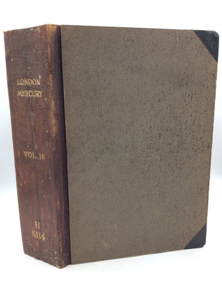 Item #180736 THE LONDON MERCURY, Volume XVI: May-October 1927. ed J C. Squire