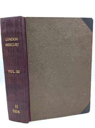 Item #180793 THE LONDON MERCURY, Volume XXII: May-October 1930. ed J C. Squire