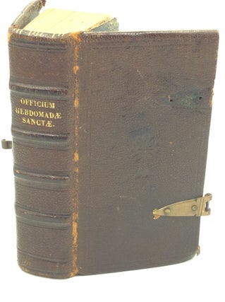 Item #180951 OFFICIUM HEBDOMADAE SANCTAE Secundium Missale & Breviarium Romanum, PII V. Pont....
