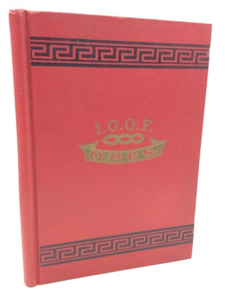Item #181192 THE ODES OF THE INDEPENDENT ORDER OF ODD FELLOWS with Appropriate Music for the Use...