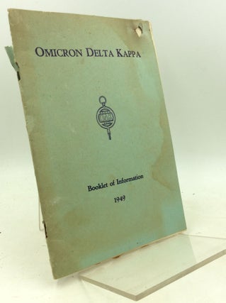Item #181264 OMICRON DELTA KAPPA BOOKLET OF INFORMATION