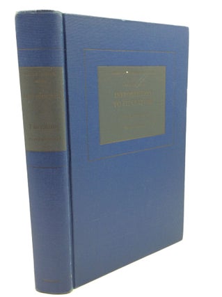 Item #181784 INTRODUCTION TO LITERATURE. William M. Gibson Louis G. Locke, eds George Arms