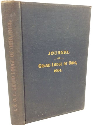 Item #182255 PROCEEDINGS OF THE GRAND LODGE OF OHIO at Its Seventy-Second Annual Session Held at...
