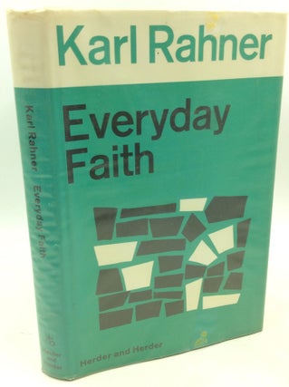 Item #182344 EVERYDAY FAITH. Karl Rahner