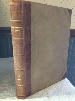 Item #183258 LITURGICAL ARTS, Volume 3 (1934