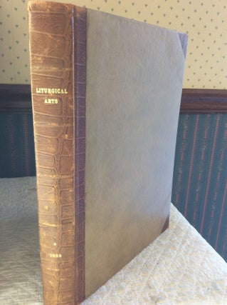 Item #183261 LITURGICAL ARTS, Volume 4 (1935