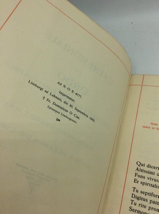 CAEREMONIALE SIVE ORDO CONFERENDI HABITUM POSTULANTIBUS et Suscipiendi Renovandique Vota Pauperum Ancillarum Jesu Christi.