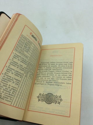 DIURNALE CISTERCIENSE Auctoritate RR. Domini Sebastiani, Abbatis Generalis Cisterciensium Reformatorum B. M. V. de Trappa Editum.