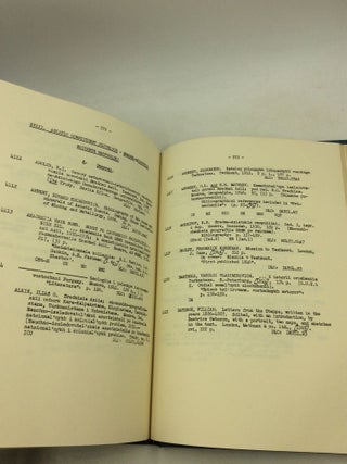 SOVIET GEOGRAPHY: A Bibliography, Part I; U.S.S.R. Geography by Subject