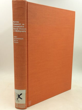 Item #184460 SURVEY RESEARCH ON COMPARATIVE SOCIAL CHANGE: A Bibliography. ed Frederick W. Frey