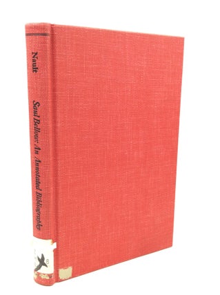 Item #184518 SAUL BELLOW: His Works and His Critics; An Annotated International Bibliography....