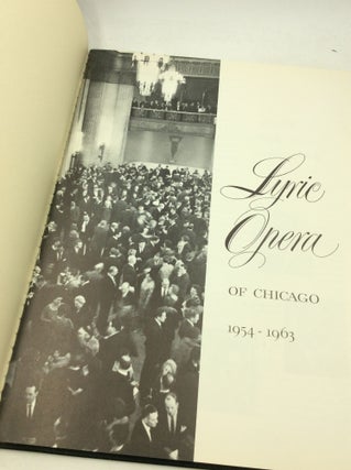 LYRIC OPERA OF CHICAGO 1954-1963