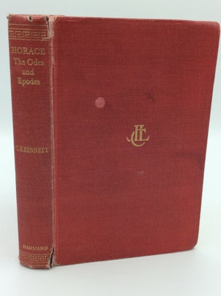 Item #185328 HORACE: THE ODES AND EPODES. Horace, tr C E. Bennett