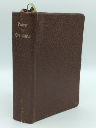 Item #185337 PRAYER OF CHRISTIANS. American Interim Breviary, National Federation of Diocesan...