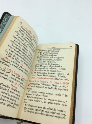 THE LITTLE OFFICE OF THE BLESSED VIRGIN MARY for the Three Seasons of the Year According to the Roman Breviary, Containing the Psalms from the New Version Authorized by Pope Pius XII