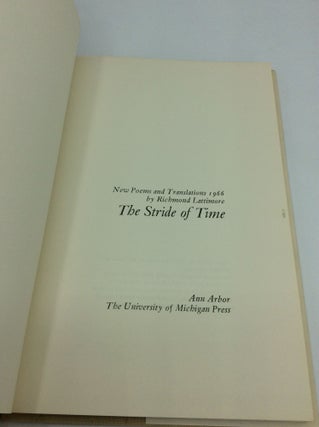 THE STRIDE OF TIME: New Poems and Translations 1966