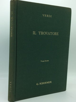 Item #185884 IL TROVATORE (The Troubadour). Giuseppe Verdi