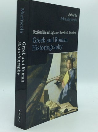 Item #186092 GREEK AND ROMAN HISTORIOGRAPHY. ed John Marincola