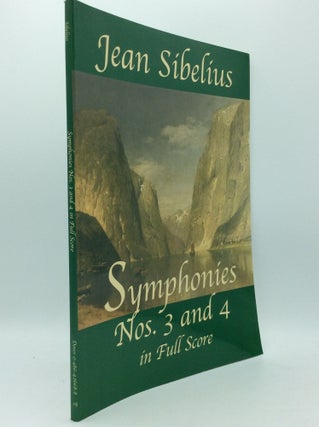 Item #186140 SYMPHONIES Nos. 3 and 4 in Full Score. Jean Sibelius