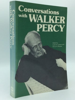 Item #186235 CONVERSATIONS WITH WALKER PERCY. Lewis A. Lawson, eds Victor A. Kramer
