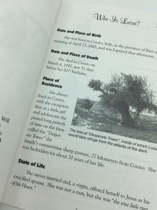 WHO IS LUISA? The Little Daughter of the Divine Will: April 23, 1865 - March 4, 1947