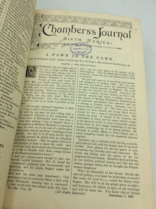 CHAMBERS'S JOURNAL: Sixth Series, Volume XI